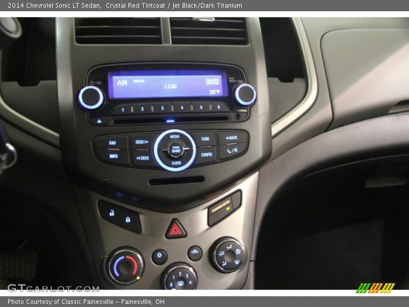 Crystal Red Tintcoat / Jet Black/Dark Titanium 2014 Chevrolet Sonic LT Sedan