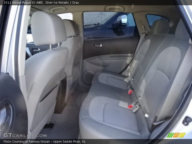Silver Ice Metallic / Gray 2011 Nissan Rogue SV AWD