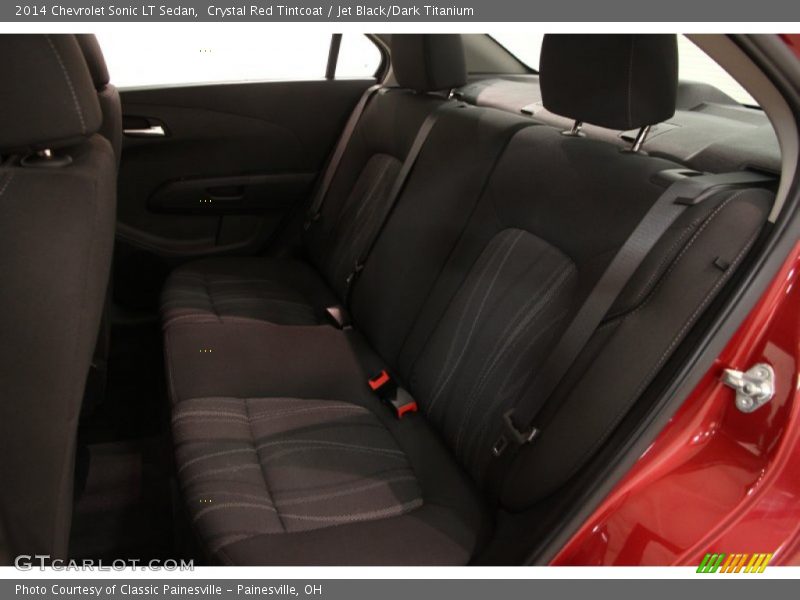 Crystal Red Tintcoat / Jet Black/Dark Titanium 2014 Chevrolet Sonic LT Sedan