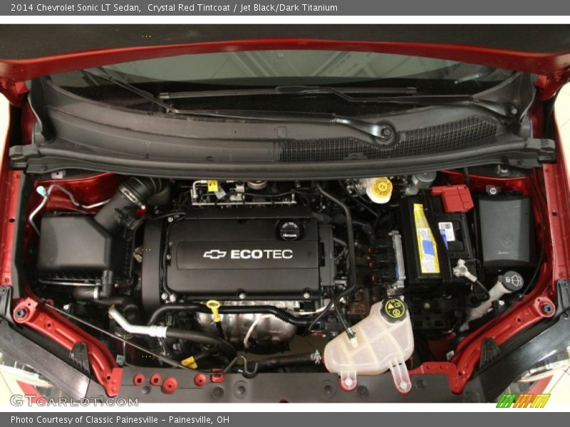 Crystal Red Tintcoat / Jet Black/Dark Titanium 2014 Chevrolet Sonic LT Sedan
