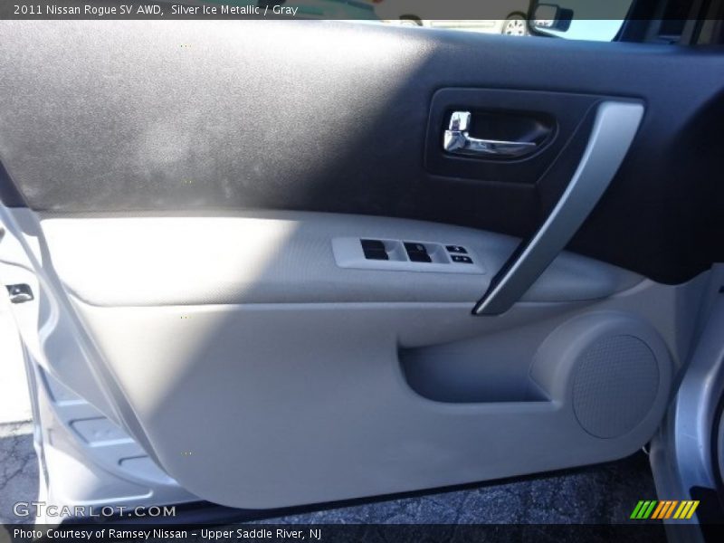 Silver Ice Metallic / Gray 2011 Nissan Rogue SV AWD