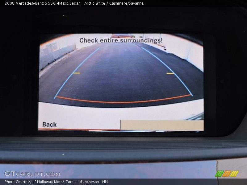 Arctic White / Cashmere/Savanna 2008 Mercedes-Benz S 550 4Matic Sedan