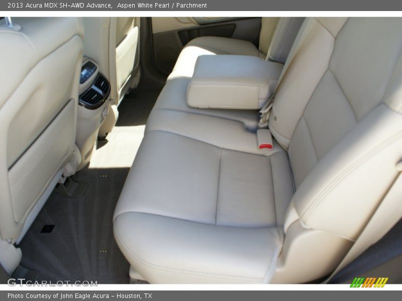 Aspen White Pearl / Parchment 2013 Acura MDX SH-AWD Advance