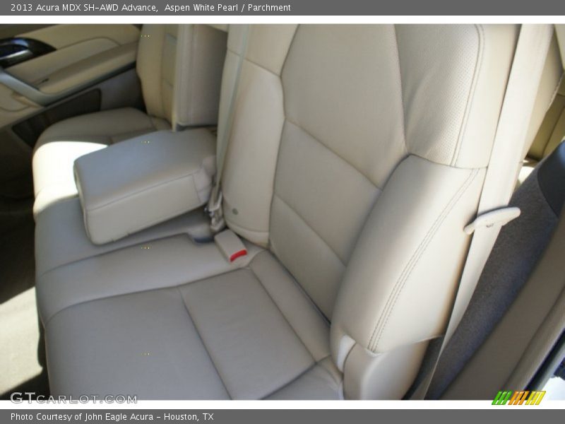 Aspen White Pearl / Parchment 2013 Acura MDX SH-AWD Advance