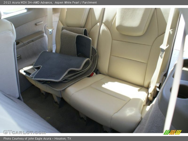 Aspen White Pearl / Parchment 2013 Acura MDX SH-AWD Advance