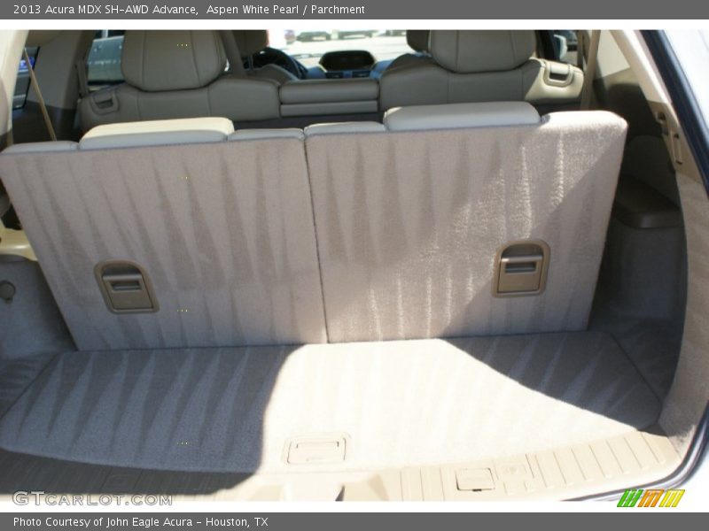 Aspen White Pearl / Parchment 2013 Acura MDX SH-AWD Advance