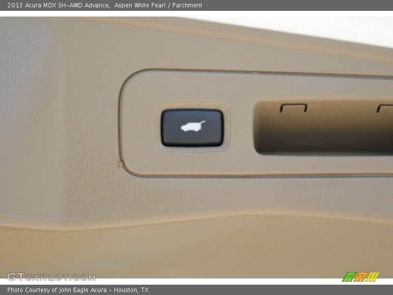 Aspen White Pearl / Parchment 2013 Acura MDX SH-AWD Advance