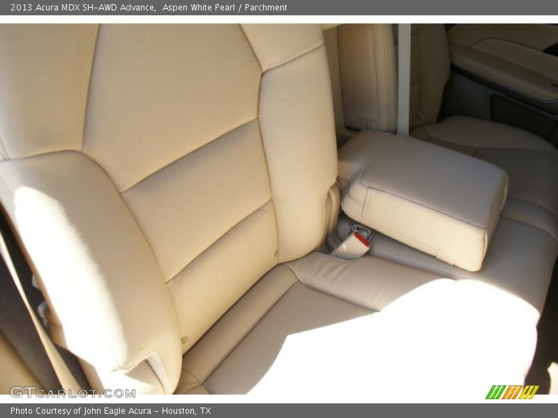 Aspen White Pearl / Parchment 2013 Acura MDX SH-AWD Advance