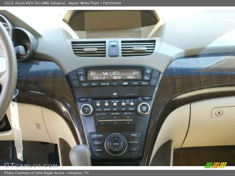 Aspen White Pearl / Parchment 2013 Acura MDX SH-AWD Advance