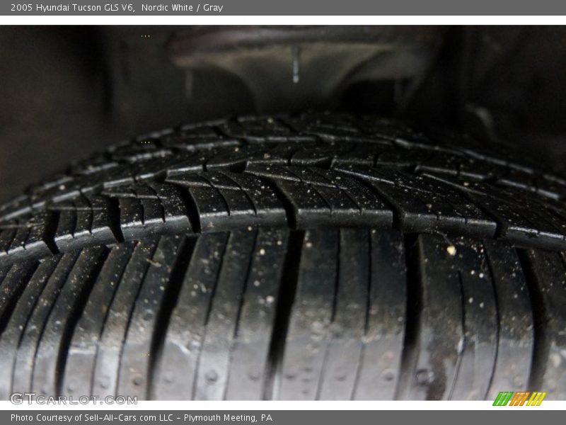 Nordic White / Gray 2005 Hyundai Tucson GLS V6