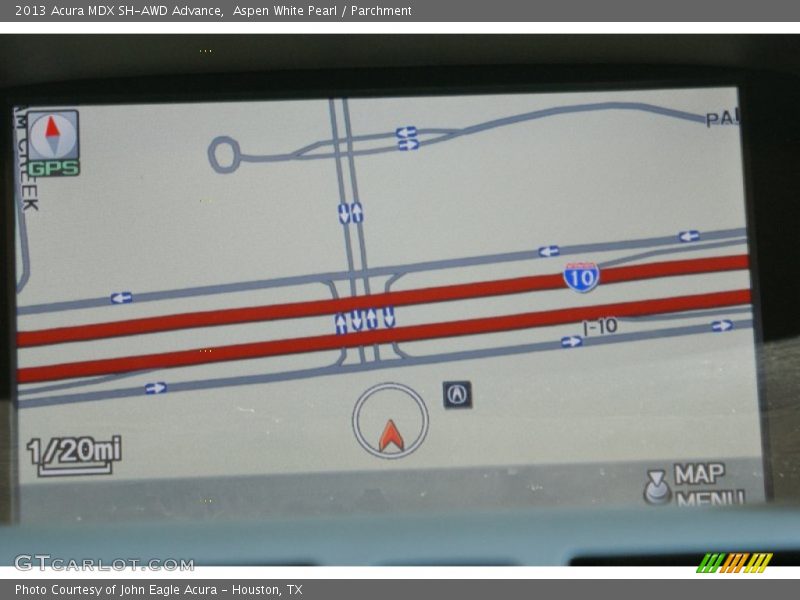 Aspen White Pearl / Parchment 2013 Acura MDX SH-AWD Advance