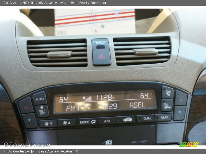 Aspen White Pearl / Parchment 2013 Acura MDX SH-AWD Advance