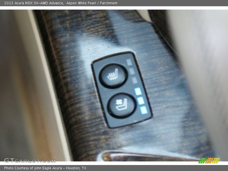 Aspen White Pearl / Parchment 2013 Acura MDX SH-AWD Advance