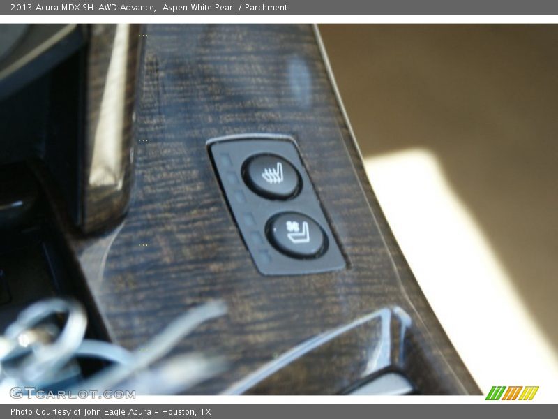 Aspen White Pearl / Parchment 2013 Acura MDX SH-AWD Advance