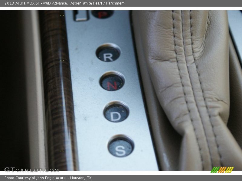 Aspen White Pearl / Parchment 2013 Acura MDX SH-AWD Advance