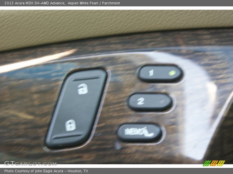 Aspen White Pearl / Parchment 2013 Acura MDX SH-AWD Advance