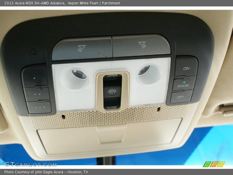 Aspen White Pearl / Parchment 2013 Acura MDX SH-AWD Advance