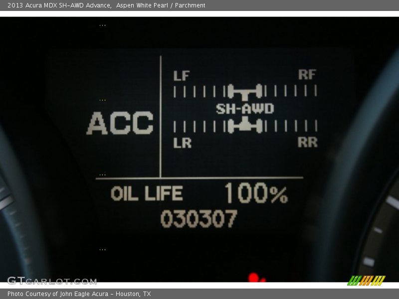 Aspen White Pearl / Parchment 2013 Acura MDX SH-AWD Advance