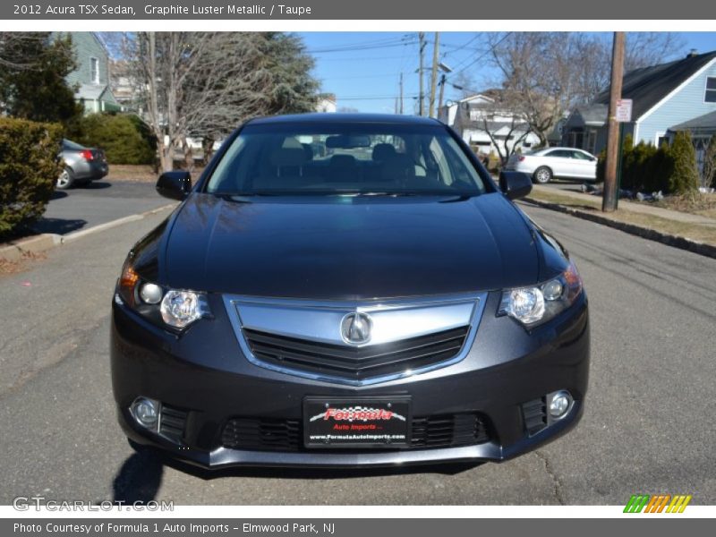 Graphite Luster Metallic / Taupe 2012 Acura TSX Sedan