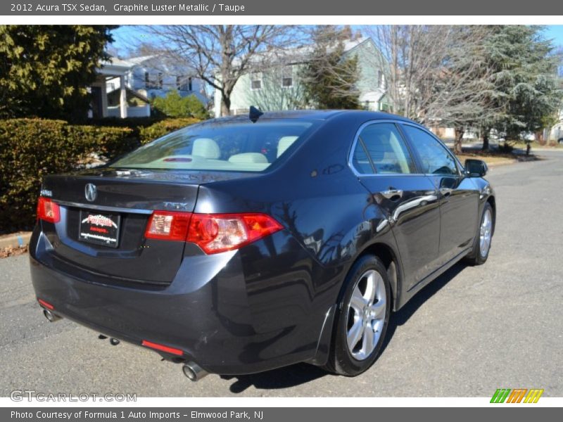 Graphite Luster Metallic / Taupe 2012 Acura TSX Sedan