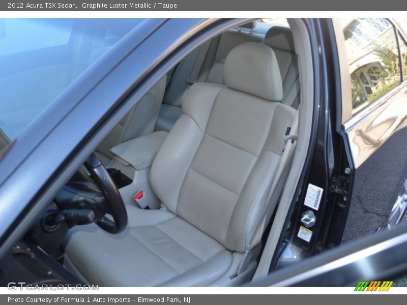 Graphite Luster Metallic / Taupe 2012 Acura TSX Sedan
