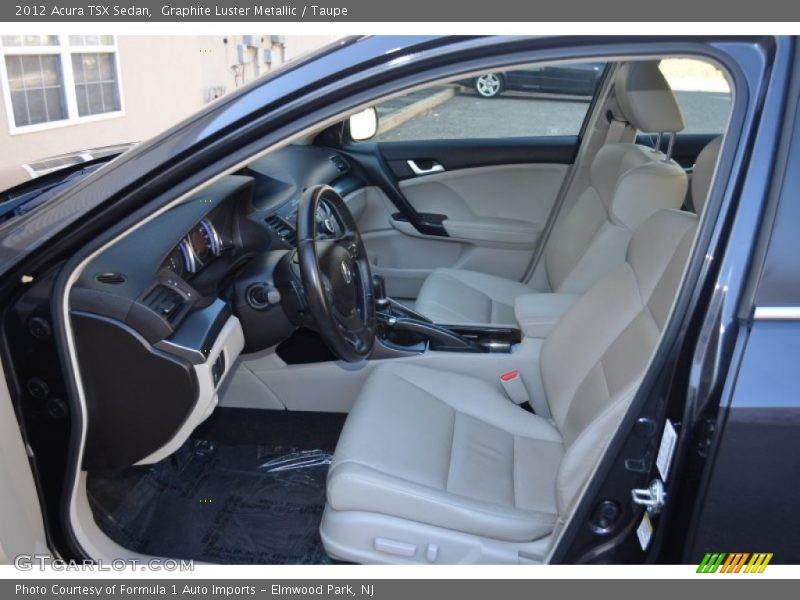 Graphite Luster Metallic / Taupe 2012 Acura TSX Sedan