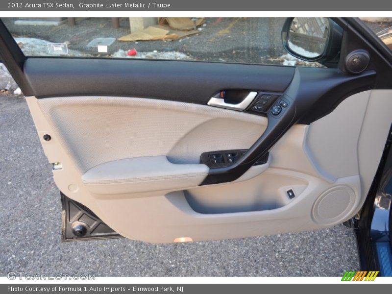 Graphite Luster Metallic / Taupe 2012 Acura TSX Sedan