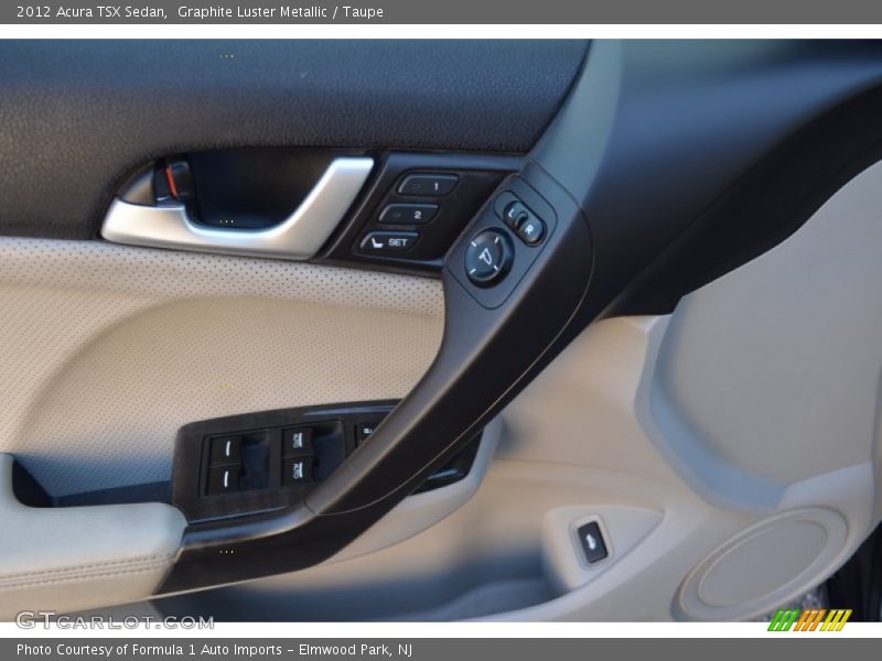Graphite Luster Metallic / Taupe 2012 Acura TSX Sedan