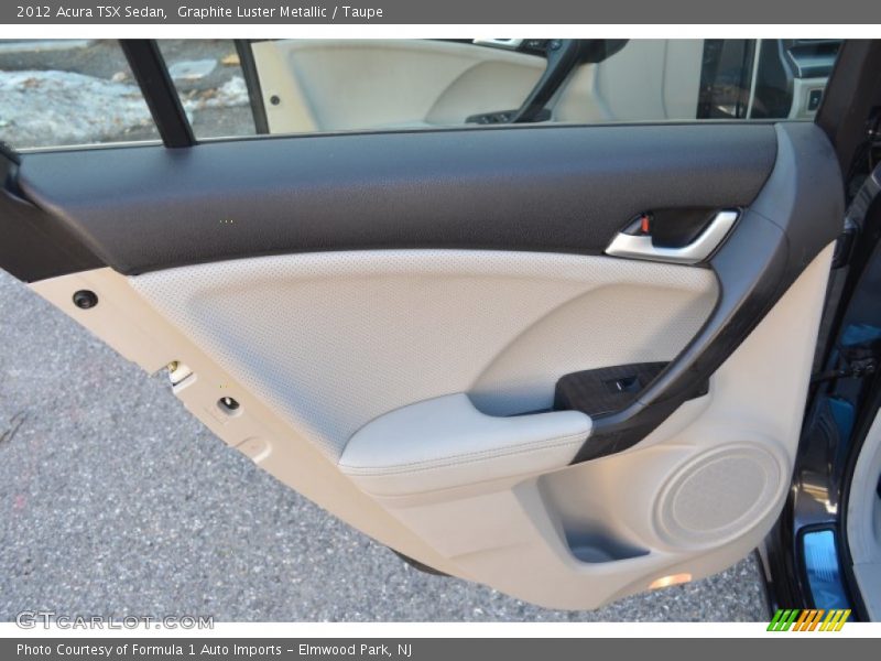 Graphite Luster Metallic / Taupe 2012 Acura TSX Sedan