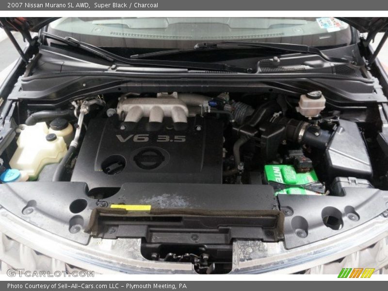 Super Black / Charcoal 2007 Nissan Murano SL AWD