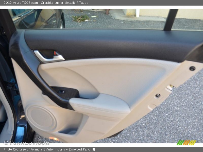 Graphite Luster Metallic / Taupe 2012 Acura TSX Sedan