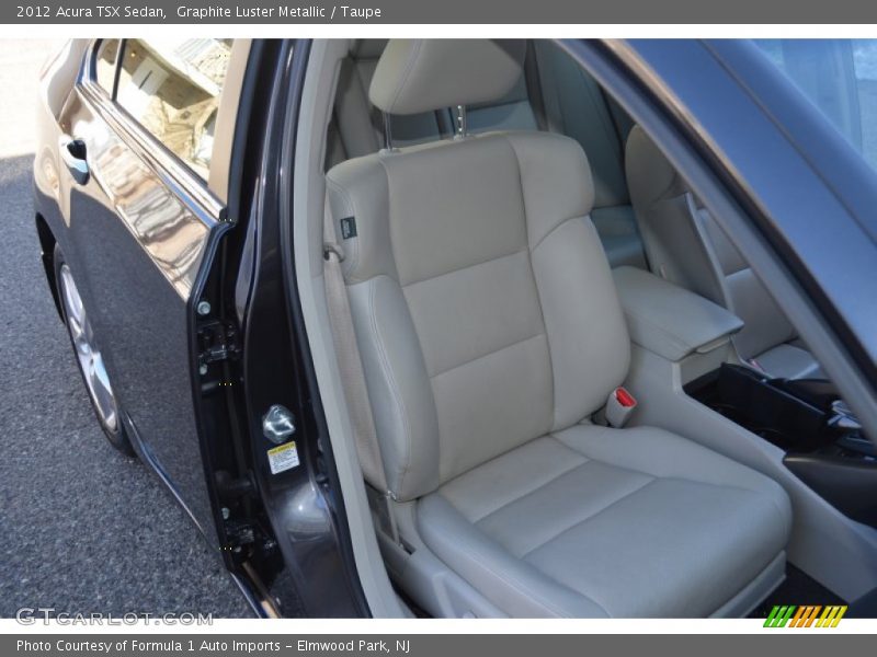 Graphite Luster Metallic / Taupe 2012 Acura TSX Sedan