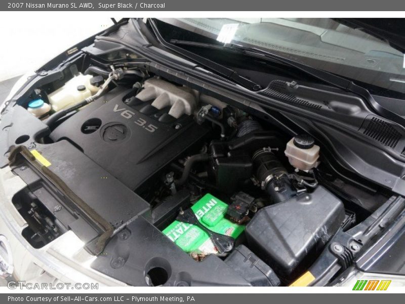 Super Black / Charcoal 2007 Nissan Murano SL AWD