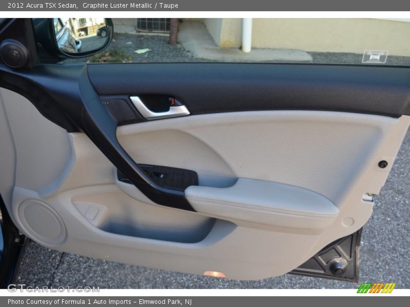 Graphite Luster Metallic / Taupe 2012 Acura TSX Sedan