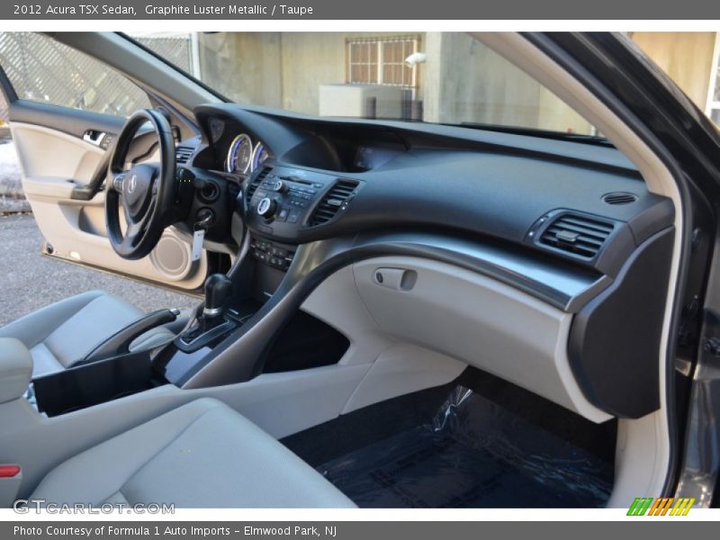 Graphite Luster Metallic / Taupe 2012 Acura TSX Sedan