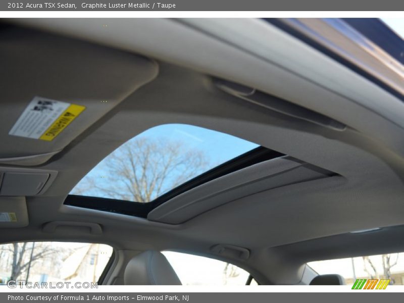 Graphite Luster Metallic / Taupe 2012 Acura TSX Sedan