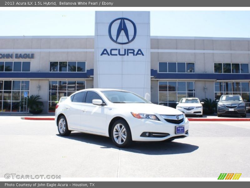 Bellanova White Pearl / Ebony 2013 Acura ILX 1.5L Hybrid