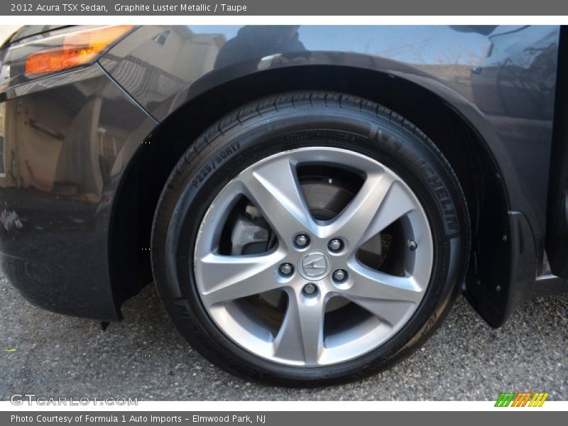 Graphite Luster Metallic / Taupe 2012 Acura TSX Sedan