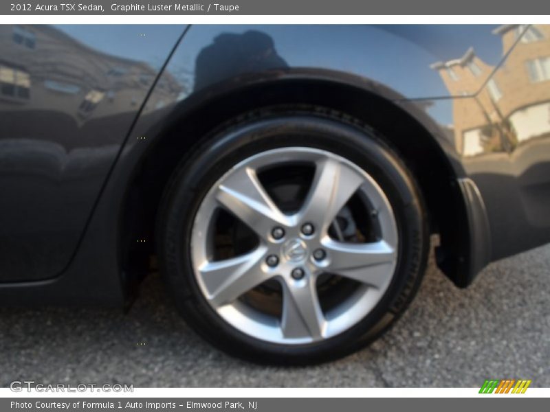 Graphite Luster Metallic / Taupe 2012 Acura TSX Sedan