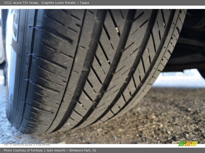 Graphite Luster Metallic / Taupe 2012 Acura TSX Sedan