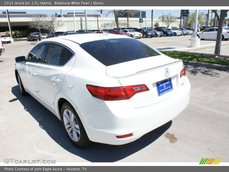 Bellanova White Pearl / Ebony 2013 Acura ILX 1.5L Hybrid