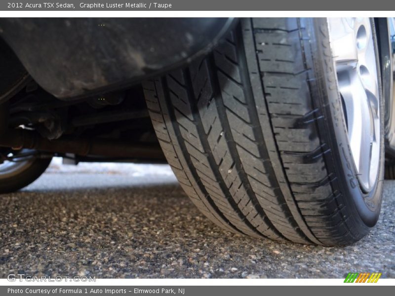 Graphite Luster Metallic / Taupe 2012 Acura TSX Sedan