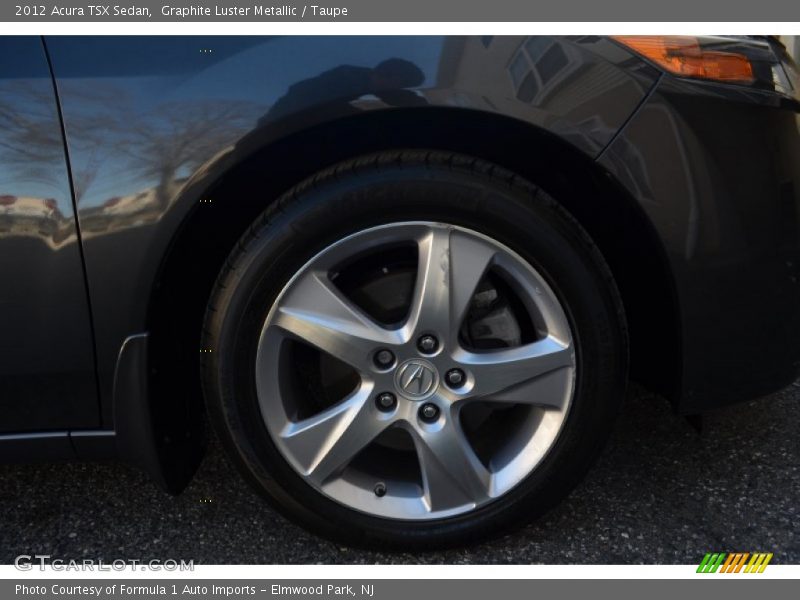 Graphite Luster Metallic / Taupe 2012 Acura TSX Sedan