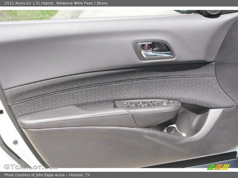 Bellanova White Pearl / Ebony 2013 Acura ILX 1.5L Hybrid