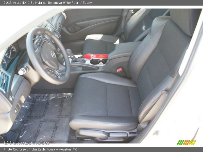 Bellanova White Pearl / Ebony 2013 Acura ILX 1.5L Hybrid