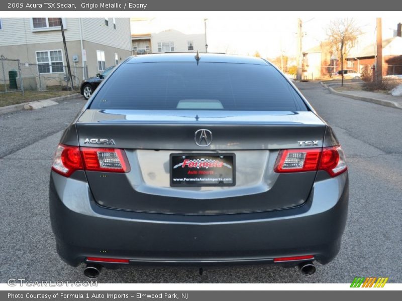 Grigio Metallic / Ebony 2009 Acura TSX Sedan