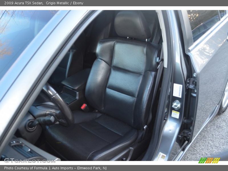 Grigio Metallic / Ebony 2009 Acura TSX Sedan