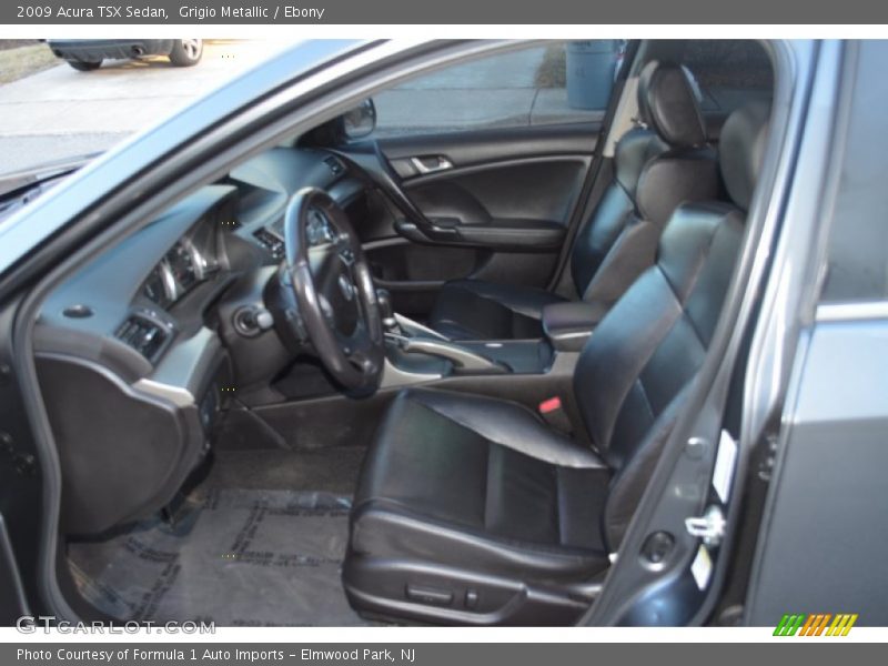 Grigio Metallic / Ebony 2009 Acura TSX Sedan