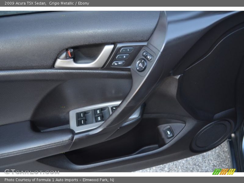 Grigio Metallic / Ebony 2009 Acura TSX Sedan