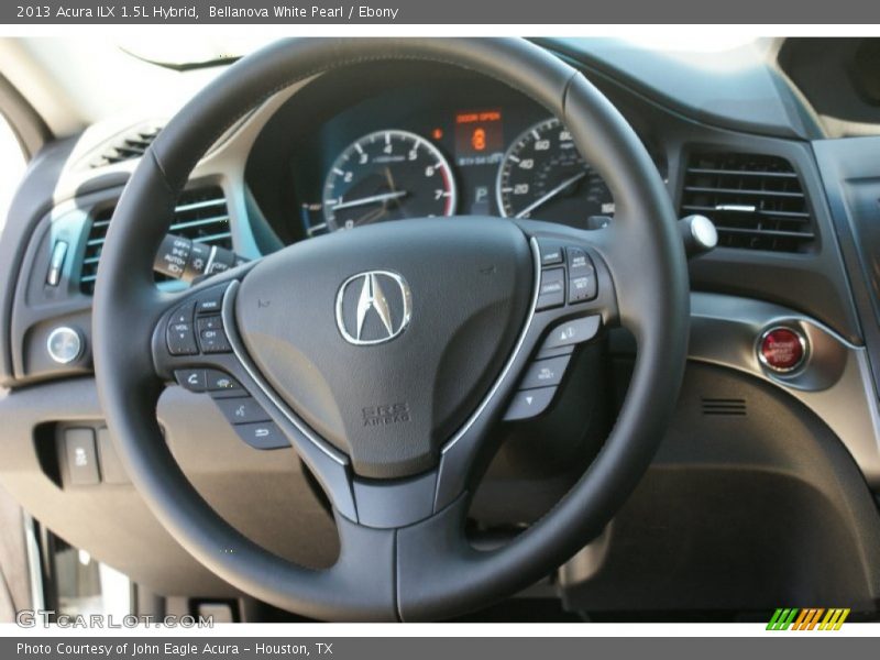 Bellanova White Pearl / Ebony 2013 Acura ILX 1.5L Hybrid